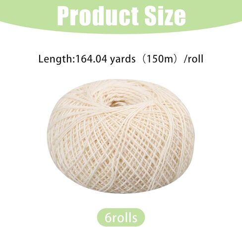 FREEBLOSS 6PCS Sashiko Thread 6 x 150m 100% Cotton Embroidery Flosses White Hand Sewing Thread 4 Strands Sashiko Quilting Threads for Sewing Needlework in Saudi Arabia