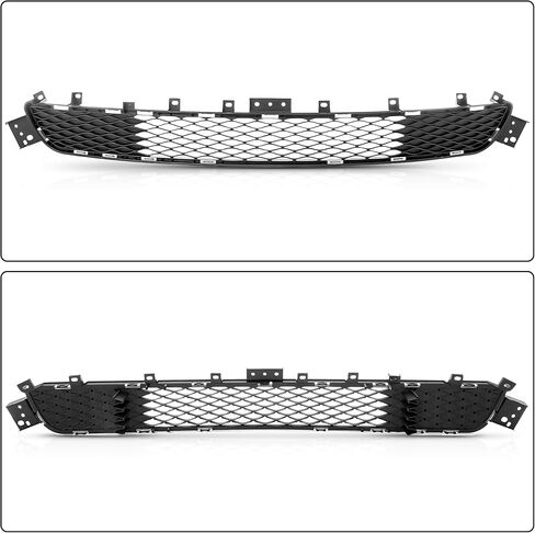 PartsFlow For 2018-2022 Infiniti Q50 Sport 3.0L Front Bumper Lower Black Grille Grill Without adaptive cruise in Saudi Arabia