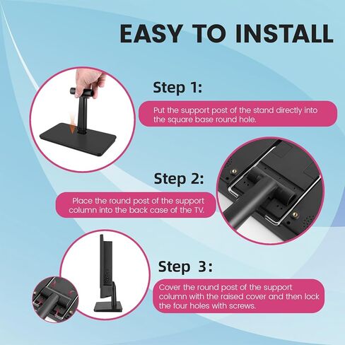 Portable TV,12inch Small Kitchen TV with Antenna-Batterys-USB/HDMI Port,12 Volt Charger Cable/AC Power-Wall Mounted TV for Caravan and Bedrooms in Kuwait