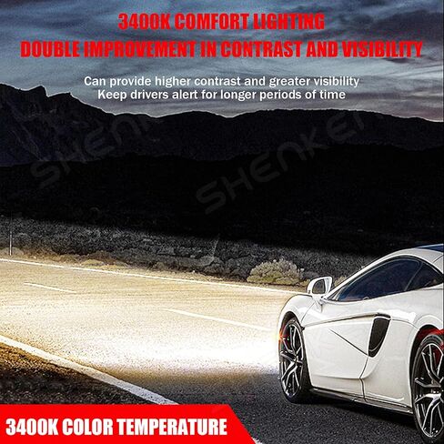 مناسب لسيارة Honda Accord 2013-2018 و2008-2012 كوبيه مصابيح أمامية هالوجين، 9005/HB3 شعاع عالٍ + H11 مصابيح أمامية هالوجين منخفضة الشعاع، مجموعة مصابيح بديلة للمصابيح الأمامية، التوصيل والتشغيل، أبيض دافئ، حزمة من 4 قطع in Kuwait