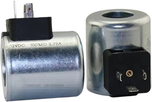 For YC85 Excavator Solenoid Valve Coil（12VDC）three-pin Solenoid Coil 162 Excavator Parts in Saudi Arabia