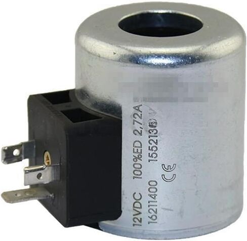 For YC85 Excavator Solenoid Valve Coil（12VDC）three-pin Solenoid Coil 162 Excavator Parts in Saudi Arabia