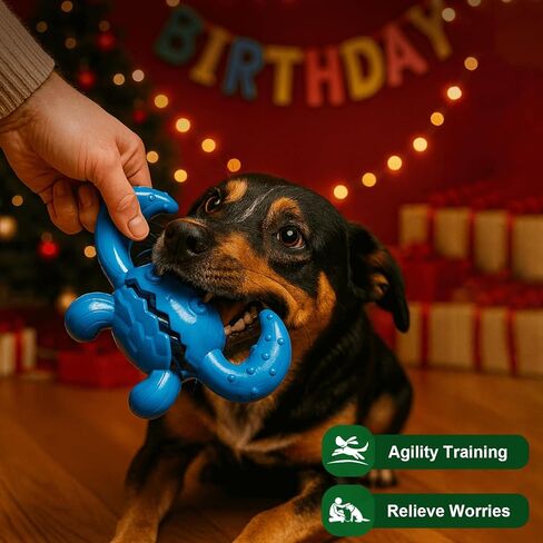 Dog Chew Toys for Aggressive chewers, Tough Dog Toys for Large Medium Breed, Dog Teething Toys to Keep Them Busy, Durable Nylon Bone for Boredom, Real Bacon, Christmas Birthday Gifts for Dogs in Saudi Arabia