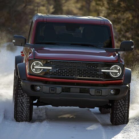 مصابيح أمامية متعددة الألوان من VLAND تناسب 2021-2024 Ford Bronco 6th Gen U725 (غير مناسبة Raptor/Sport)، مصابيح أمامية LED مع إشارة انعطاف، مصابيح أمامية لجهاز العرض in Saudi Arabia