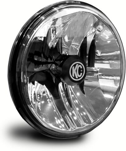 مصباح أمامي KC HiLiTES 42361 Gravity LED 7 بوصة DOT، Jeep TJ 97-06/H4 Universal - نظام حزمة زوجية in Saudi Arabia