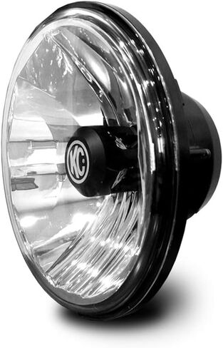 مصباح أمامي KC HiLiTES 42361 Gravity LED 7 بوصة DOT، Jeep TJ 97-06/H4 Universal - نظام حزمة زوجية in Saudi Arabia