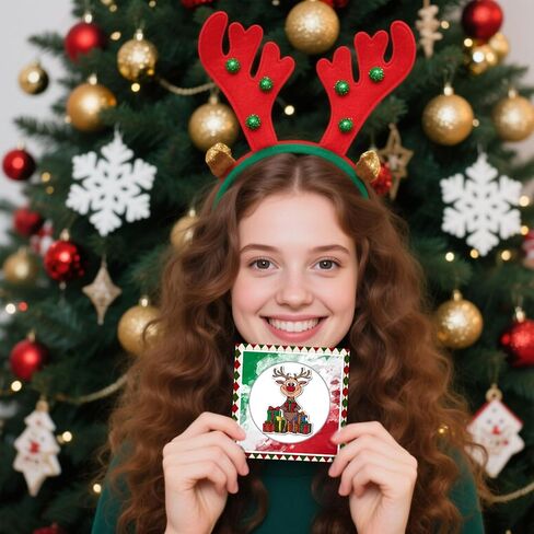 GLOBLELAND 4 Sheets Christmas Comic Cat Clear Stamp for Scrapbooking Cartoon Cats Silicone Stamps Happy Holidays Transparent Stamp Set for Card Making DIY Embossing Journaling in Saudi Arabia