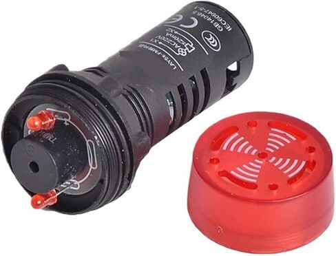 LAY5S-FM Alarm Warning Light Intermittent Flashing 220V 24V 24 Volt 22MM Buzzer in Saudi Arabia