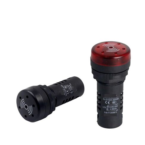 AD16-22SM صفارة متقطعة مع ضوء LED صوت وإنذار ضوئي 12V24V وامض DC (Intermittentflash(ac380v)) in Saudi Arabia