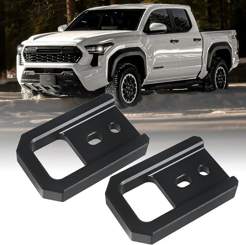 خطافات سحب لسيارة Toyota Tacoma 2024 2025 2026and 4Runner Land Cruiser 250 2024-2025، خطافات سحب السيارة متوافقة مع ملحقات Toyota Tacoma-4Runner-Land Cruiser 250 (أحمر) in Saudi Arabia