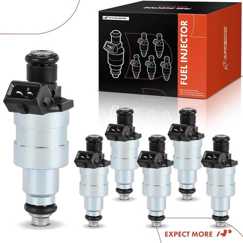 6 قطع من حاقن الوقود A-Premium متوافقة مع BMW 528e 1982-1987، 325 1986-1987، 325e 1984-1987، 325es 1986-1987 وDodge Monaco 1990-1991 وEagle Premier 1988 1989 1990 1991، 2.7 لتر 3.0 لتر in Kuwait