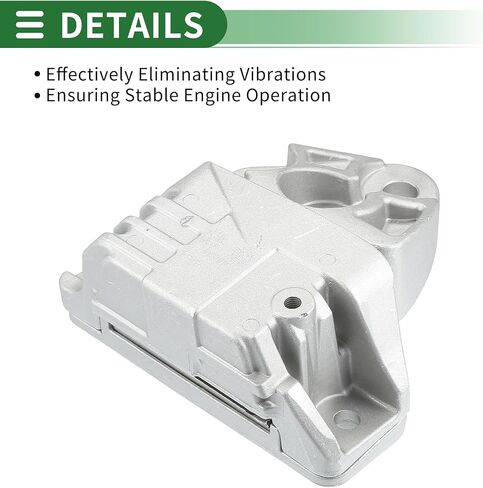 Motoforti Engine Motor Mount, Transmission Mount, for Jeep Compass 2.4L 2018-2019, No.68253038AC, Silver Tone in Saudi Arabia