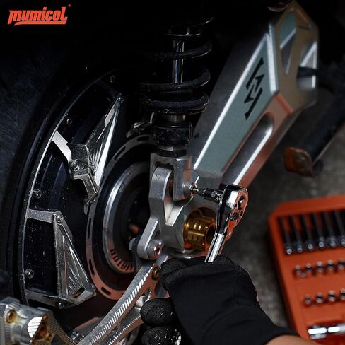 320-Piece Mechanic Tool Set, 1/4" 3/8" 1/2" Drive SAE & Metric Socket Set with 72-Tooth Ratchet, CR-V Steel – Complete Tool Kit for Car Maintenance, Home DIY, and Mechanics in Kuwait