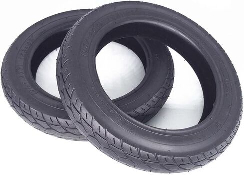 مجموعة إطارات السكوتر والأنابيب الداخلية مقاس 12-1/2 × 2-1/4 (57-203/62-203)، استبدال مطاطي للسكوتر الكهربائي أو عجلات الدراجة الإلكترونية، أسود (الأنبوب الداخلي) in Kuwait