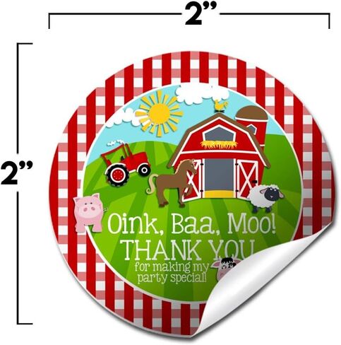Wheels On The Bus Thank You Sticker Labels, 40 2" Party Circle Stickers by AmandaCreation, Great for Party Favors, Envelope Seals & Goodie Bags in Saudi Arabia