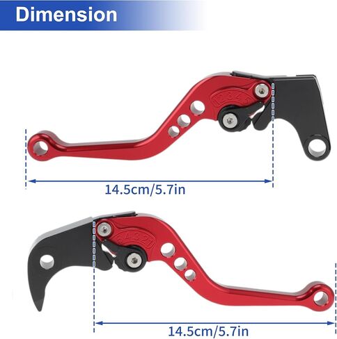 Motorcycle Short Brake Clutch Lever for Yamaha R7 YZF-R7 2021-2024 2025 Aluminum Alloy Solid Gray Motorbike Handlebar Brake Lever in Saudi Arabia
