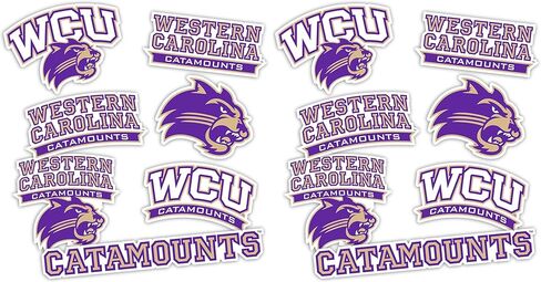 ملصقات ديزرت كاكتوس ويسترن كارولينا جامعة WCU كاتامونتس شارات الفينيل زجاجة مياه للكمبيوتر المحمول وقصاصات السيارة T2 (النوع 2) in Saudi Arabia