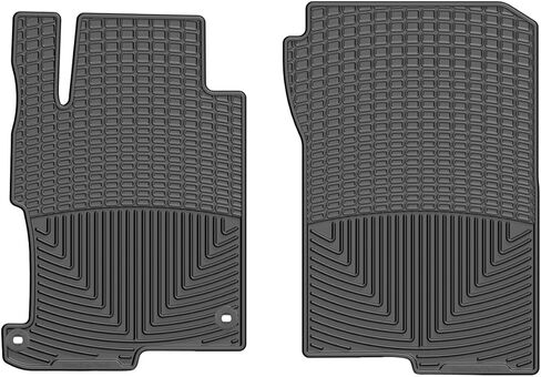 سجادات أرضية Weathertech مناسبة لجميع الأحوال الجوية لسيارة Honda Accord الصف الأول (W293)، أسود in Kuwait