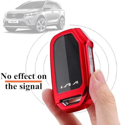 TPU Car Key Case Protector Cover Fob Case with Chain for Kia Soul Forte Telluride K5 Seltos NIRO Sportage Sorento in Saudi Arabia
