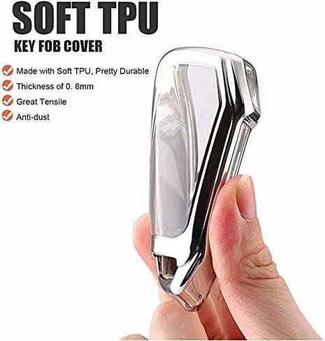 TPU Car Key Case Protector Cover Fob Case with Chain for Kia Soul Forte Telluride K5 Seltos NIRO Sportage Sorento in Saudi Arabia