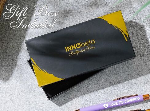 هدايا InnoBeta Cavapoo للنساء والفتيات، مجموعة أقلام حبر جاف مكونة من 4 قطع، Cavapoo Stuff لمحبي Cavapoo، هدايا الأم Cavapoo لأعياد الميلاد، عيد الميلاد in Kuwait