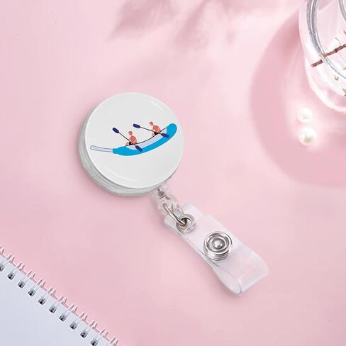 بكرة شارة ممرضة مرحة - حامل شارة هوية قابل للسحب مع مشبك تمساح، بكرة شارة رضاعة لطيفة لموظفي المستشفى والممرضات in Saudi Arabia