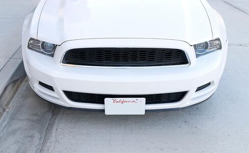 iJDMTOY No Drill Front License Plate Mounting Bracket Relocator Compatible with 2013-2014 Ford Mustang in Saudi Arabia