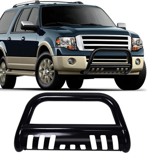 استبدال واقي شبكة المصد الأمامي من Bull Bar لعام 2016 2017 2018 2019 2020 2021 2022 2023 2024 Toyota Tacoma، 3 بوصات Bull Bar Grille من الفولاذ المقاوم للصدأ كروم مع لوحة انزلاقية in Saudi Arabia