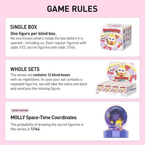 POP MART Romantic Ring Box Series 4 Scene Sets Blind Box Figures, Collectible Toys Home Decorations, Holiday Birthday Gifts for Girls and Boys, Single Box in Saudi Arabia