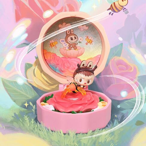 POP MART Romantic Ring Box Series 4 Scene Sets Blind Box Figures, Collectible Toys Home Decorations, Holiday Birthday Gifts for Girls and Boys, Single Box in Saudi Arabia