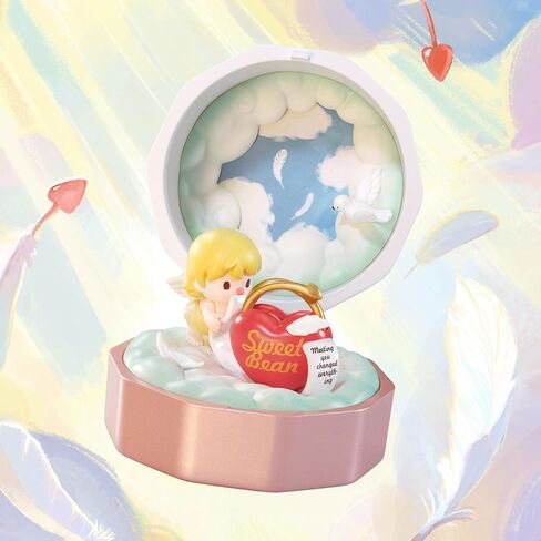 POP MART Romantic Ring Box Series 4 Scene Sets Blind Box Figures, Collectible Toys Home Decorations, Holiday Birthday Gifts for Girls and Boys, Single Box in Saudi Arabia