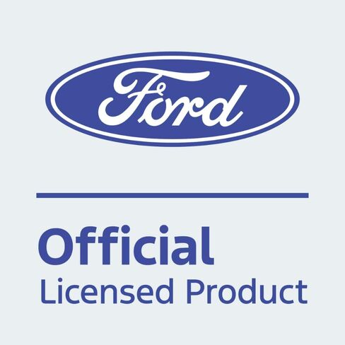 Au-TOMOTIVE GOLD, INC. Officially Licensed UV Print Logo on Black Polycarbonate Notched License Plate Frame for Mustang in Saudi Arabia