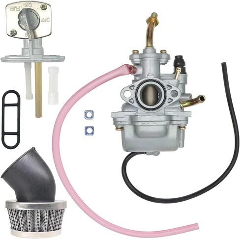 TTR90 Carburetor Carb for Yamaha TTR 90 TTR90 2000-2003 TTR90E 2003-2005 5HN-14101-00-00 5HN-14101-10-00 with Fuel Switch Valve Petcock & Air Filter in Saudi Arabia