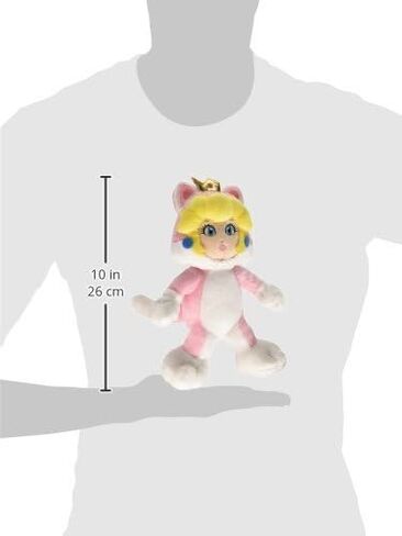 Little Buddy Super Mario Neko Cat Peach Plush, 10" in Kuwait