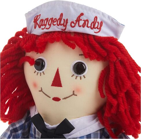Aurora® Timeless Raggedy Ann & Raggedy Andy® دمية Raggedy Andy الكلاسيكية المحشوة - ذكريات عزيزة - لعب دائم - متعددة الألوان 17 بوصة in Saudi Arabia