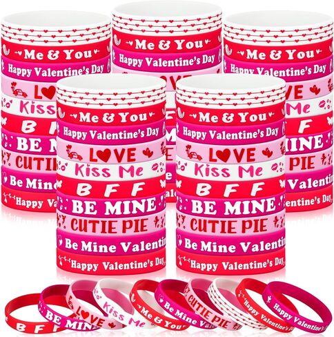 Hiboom 100 Pieces Christmas Silicone Bracelets Bulk Christmas party favors Rubber Wristbands for Kids Adults Holiday Party Decoration Supplies Stocking Stuffers, 10 Styles in Saudi Arabia