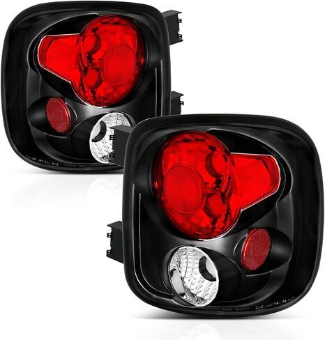 AmeriLite Black Replacement Brake Tail Lights For Chevy Silverado : GMC Sierra - Passenger and Driver Side in Saudi Arabia