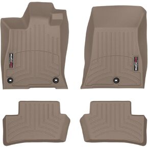 Weathertech Custom Fit FloorLiners for Acura TLX, TLX Type S, 1st & 2nd Row (441655-1-2), Black in Kuwait