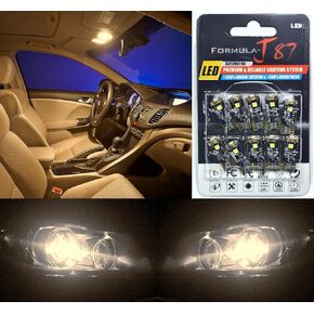 مصابيح LED لخطأ Canbus 194 168 2825 T10 استبدال ضوء خريطة القبة الداخلية (عبوة من 10) (أحمر) in Kuwait