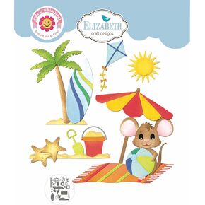 مجموعة قوالب إليزابيث كرافت - فأر كبير - قطع معدنية - 23 قطعة - مثالية لصناعة البطاقات وسجلات القصاصات والحرف الورقية الإبداعية - مستلزمات الحرف والختم in Kuwait