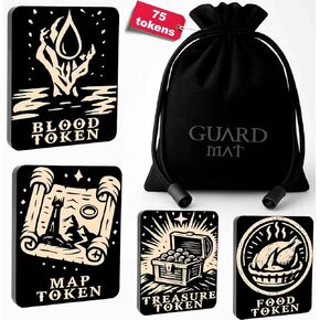 75 Ability Counters Set for Magic The Gathering – Premium MTG Tokens for Abilities, Status, and Effects – Durable Laser Engraved Game Accessories in Saudi Arabia