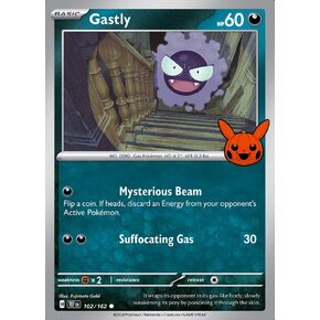Pokemon - Gastly 102 - Trick or Trade 2024 - Cosmos Holo - Halloween Promo in Saudi Arabia