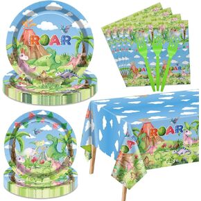 81 Pieces Cat Birthday Party Decorations - Including Cat Plates, Pet Napkins, and MEOW Tablecloth for Pet Cat Themed Birthday Party Supplies, Serve 20 Guests in Kuwait