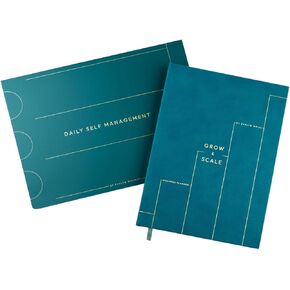 Growth & Scale Productivity Bundle – Business Strategy Planner + Daily Self-Management Sheet – Plan, Prioritize & Stay Accountable – Designed by Evelyn Weiss in Saudi Arabia