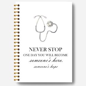 Nurse Nursing Notebook - Nurse Appreciation Gifts, Registered Nurse RN Gifts, School Nurse Gifts, Nurse Practitioner Gifts, Nurse Office Supplies, a Nurse's Prayer Spiral Notebook 5.5x8.3 in Kuwait