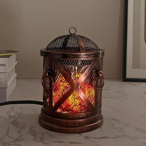 LIFFY Wax Melt Candle Warmer - Electric Wax Melter with Lamp & Timer, Fragrance Warmer, Oil Burner, Aromatherapy Essential for Home & Office, Wax Warmer for Scented Wax Gift & Decor (Copper) in Kuwait