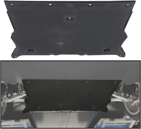G-PLUS Black Front Under Engine Cover Splash Guard Fit Tesla Model 3 2017 2018 2019 2020 2021 2022 2023 1104312-00-B in Saudi Arabia