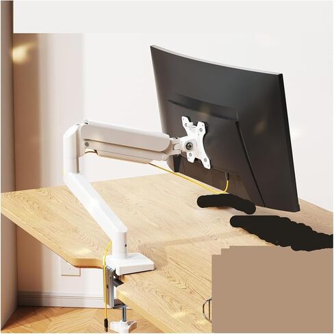 G12 Gas Spring 17-32 Inch LED Monitor Stand Arm with 2-10kg Load Capacity(WHITE) in Saudi Arabia