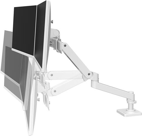 45-684-290 Dual Monitor Lifting Cantilever Touchscreen Stand(Perforated) in Saudi Arabia