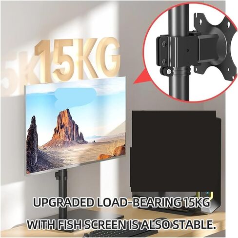 Monitor Arm Screen Desk Mount Bracket 17" - 43" 15kg in Saudi Arabia